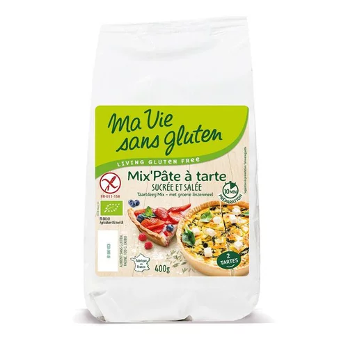 Esprit extérieur：Préparation mix' pâte tarte salée ou sucrée bio Primeal - 400 g