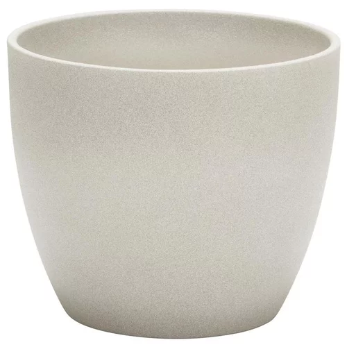 Facile dehors:Cache-pot 920 Taupe stone Ø 28 x H 25,2 cm Céramique émaillée