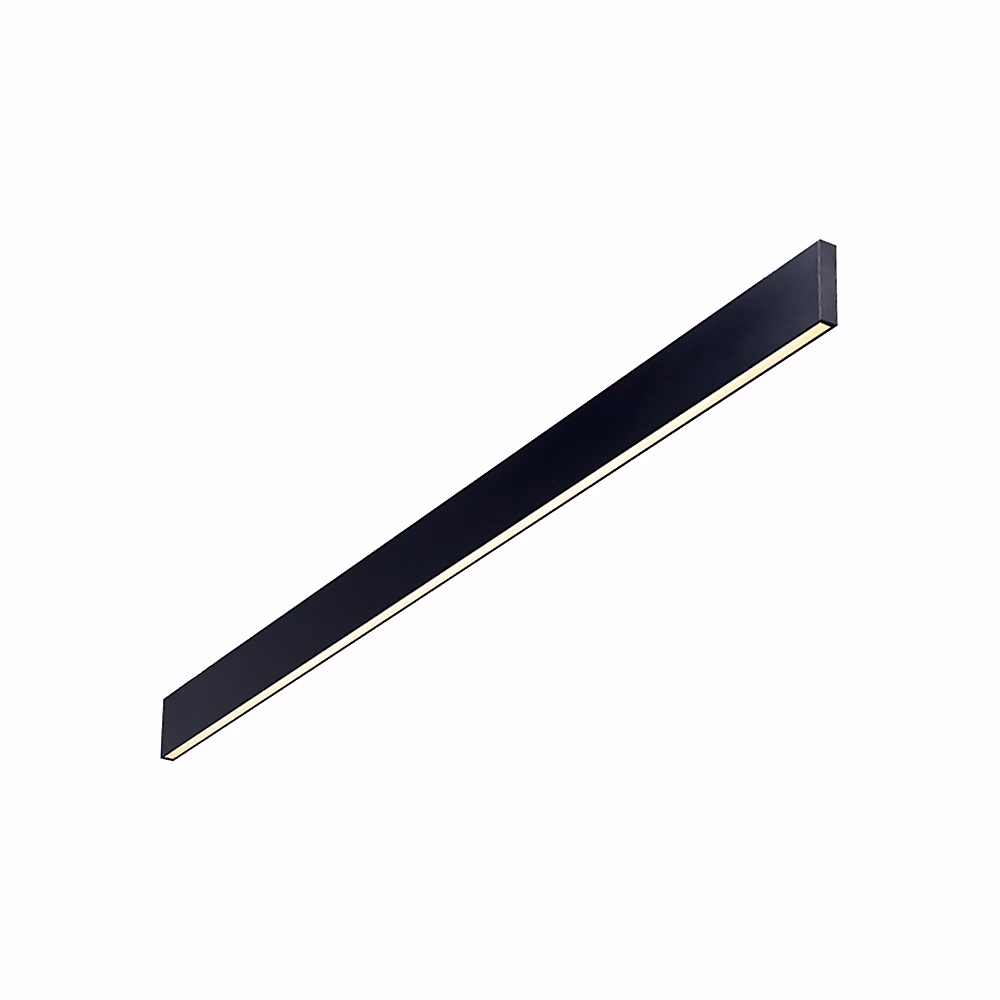 Applique Murale Décorative Linéaire Intégrée LED Noir – 4000K