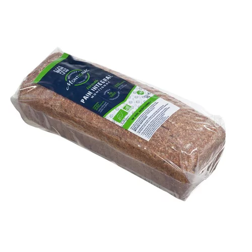 Une idée pratique pour l’extérieur:Pain intégral Montignac moulé tranché - 1 kg