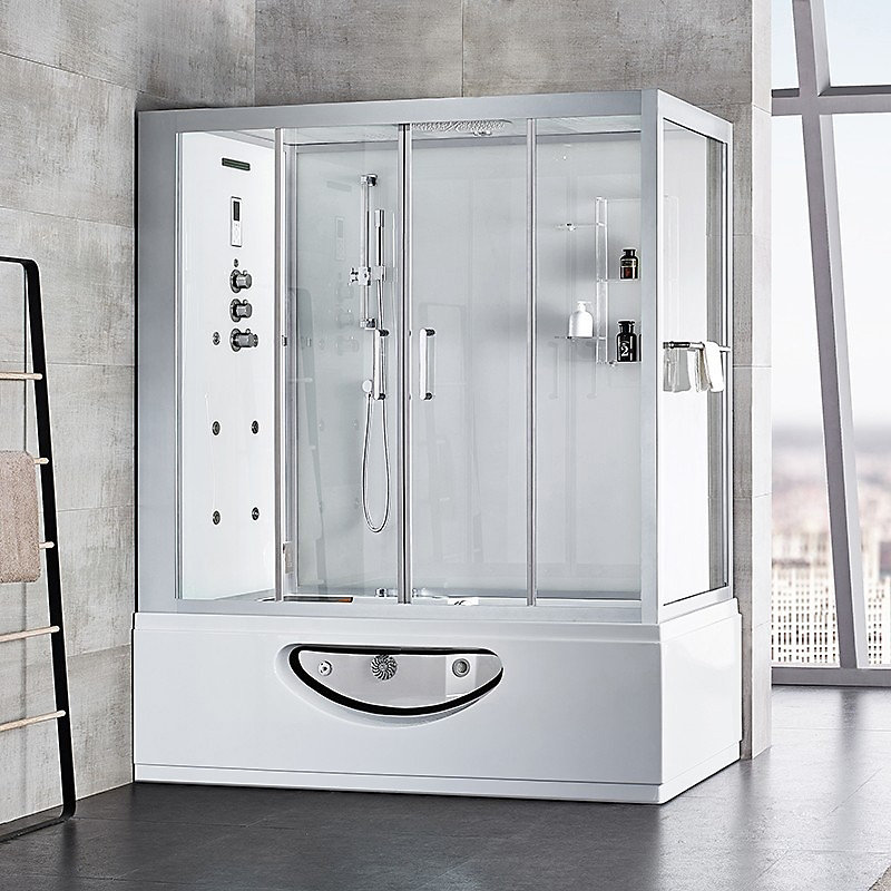 Combi Balneo douche Hammam CBH PUR WHITE Archipel 179 × 97 – GAUCHE