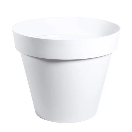 Pratique dehors：Pot blanc Eda Toscane - Ø 80 x H 66 cm