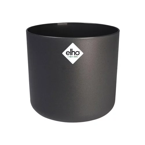 Pour un jardin bien équipé：Cache-pot anthracite Elho b.for soft - Ø 18 cm