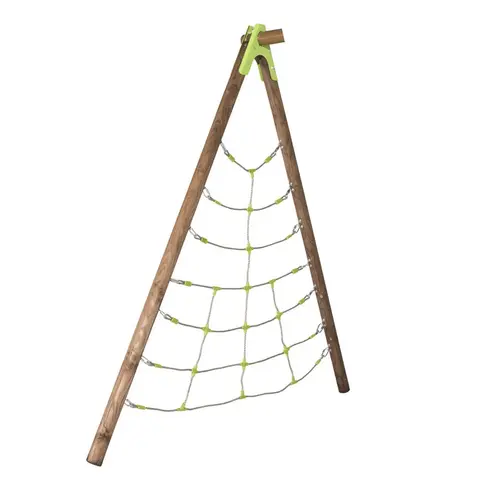 Pour aménager le jardin:Toile à grimper Spider pour portique en bois