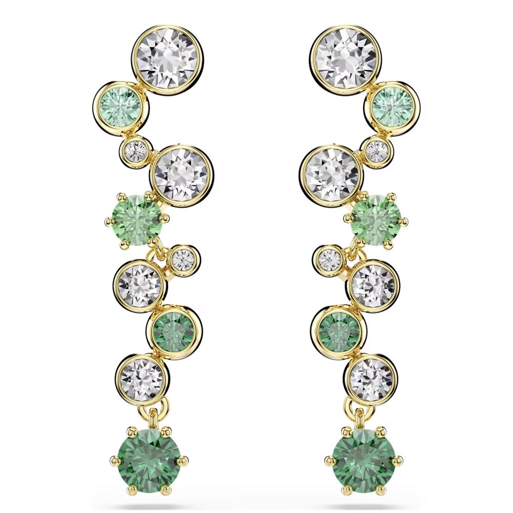 Bpucles d'oreilles Swarovski Constella verte