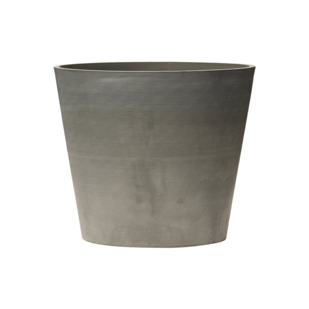 ART PLAST Pot de fleur gris 70l ø50cm h47cm jardinière extérieure balcon terrasse jardin artplast