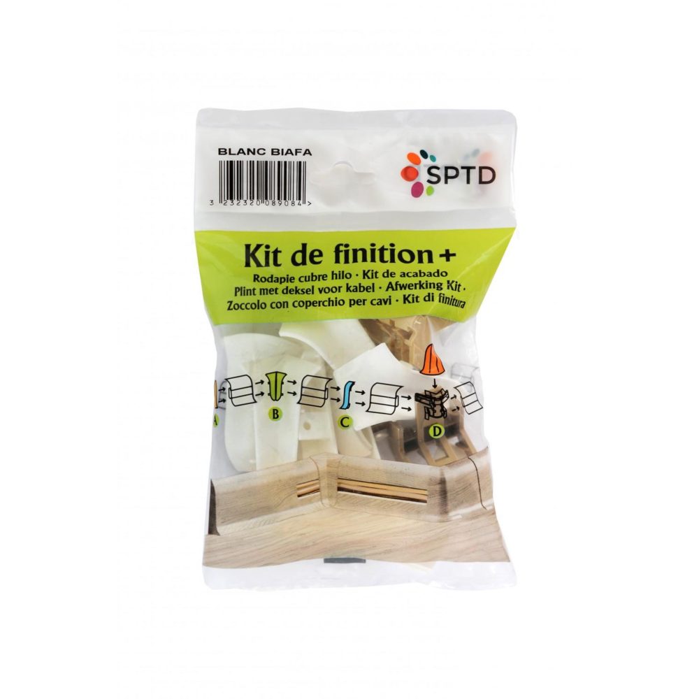 CENTRALE BRICO Kit accessoires finition de plinthes pass'fil blanc Biafa – Solutions extérieures