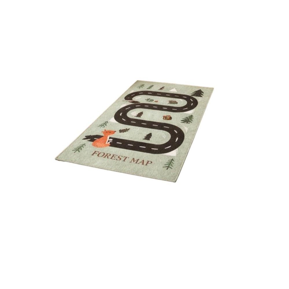 Eden Tapis enfant circuit forêt design et moderne – Équipement de loisirs