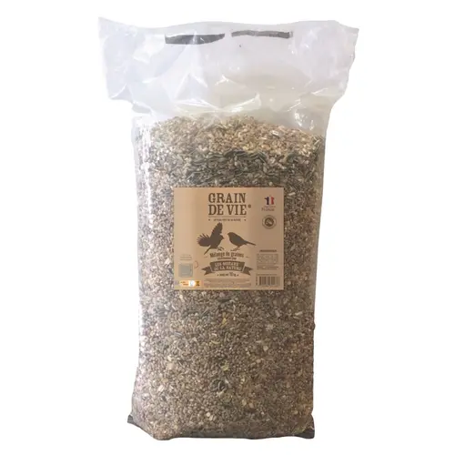 Jardin inspiration：Mélange de graines pour oiseaux Grain de Vie - 10 kg