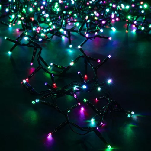 Choix au jardin：Guirlande lumineuse LED à lumière fixe multicolore sur secteur - 9 m
