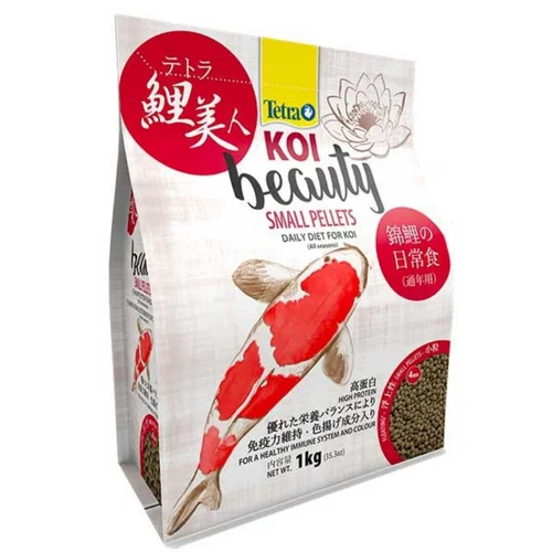 Jardin confort:Granulés petits pour Koi spécifiques, sac 1kg - 4L, TETRA BASSIN Koi Beauty Small