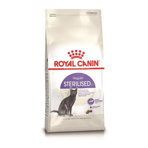 Pour profiter du jardin:Croquettes pour chat adulte stérilisé Royal Canin Sterilised 37 - 4 kg