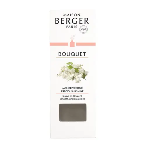 L’essentiel pour l’extérieur:Bouquet parfumé Maison Berger parfum Jasmin précieux - 100 ml