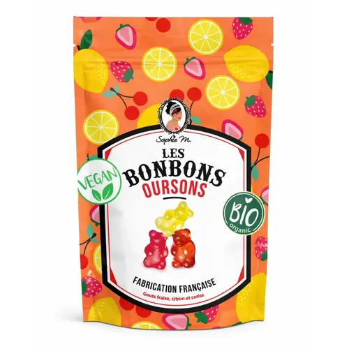 Plaisir au jardin:Bonbons oursons bio Sophie M - 80 g