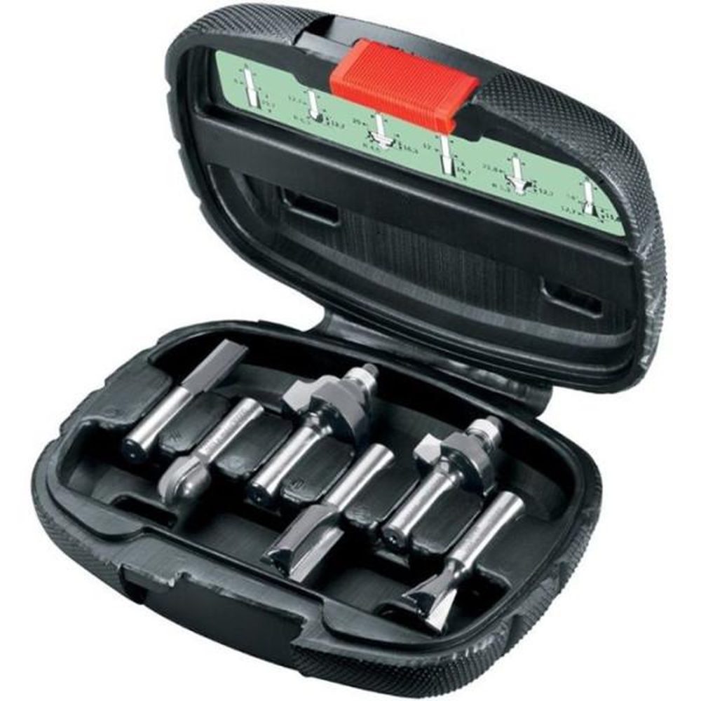 BOSCH Bosch coffret 6 fraises 8mm – 8mm bois