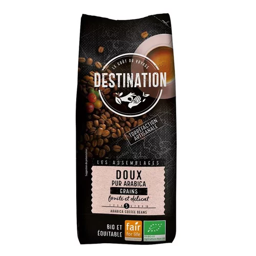Idéal pour le jardin：Café en grains doux équitable bio Destination - 500 g
