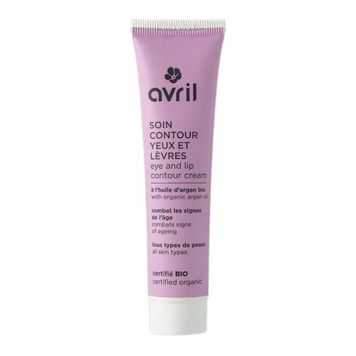 À avoir pour l’extérieur：Soin contour des yeux et des lèvres à l'huile d'argan Bio Avril - 40 ml
