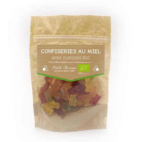 Confort extérieur:Bonbons bio oursons - 120 gr