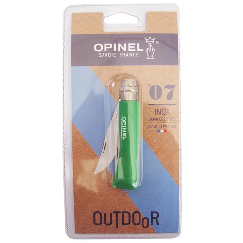Pour organiser le jardin:Couteau Outdoor coloris vert n°7 Opinel