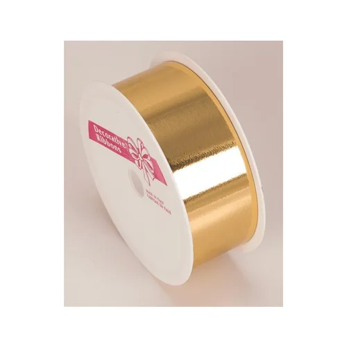 Extérieur sélection:Ruban métallisé en bobine coloris or 30 mm - 4 m