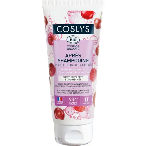 Pour profiter du jardin：Après-shampooing protecteur de couleur bio Coslys cheveux colorés - 200 ml