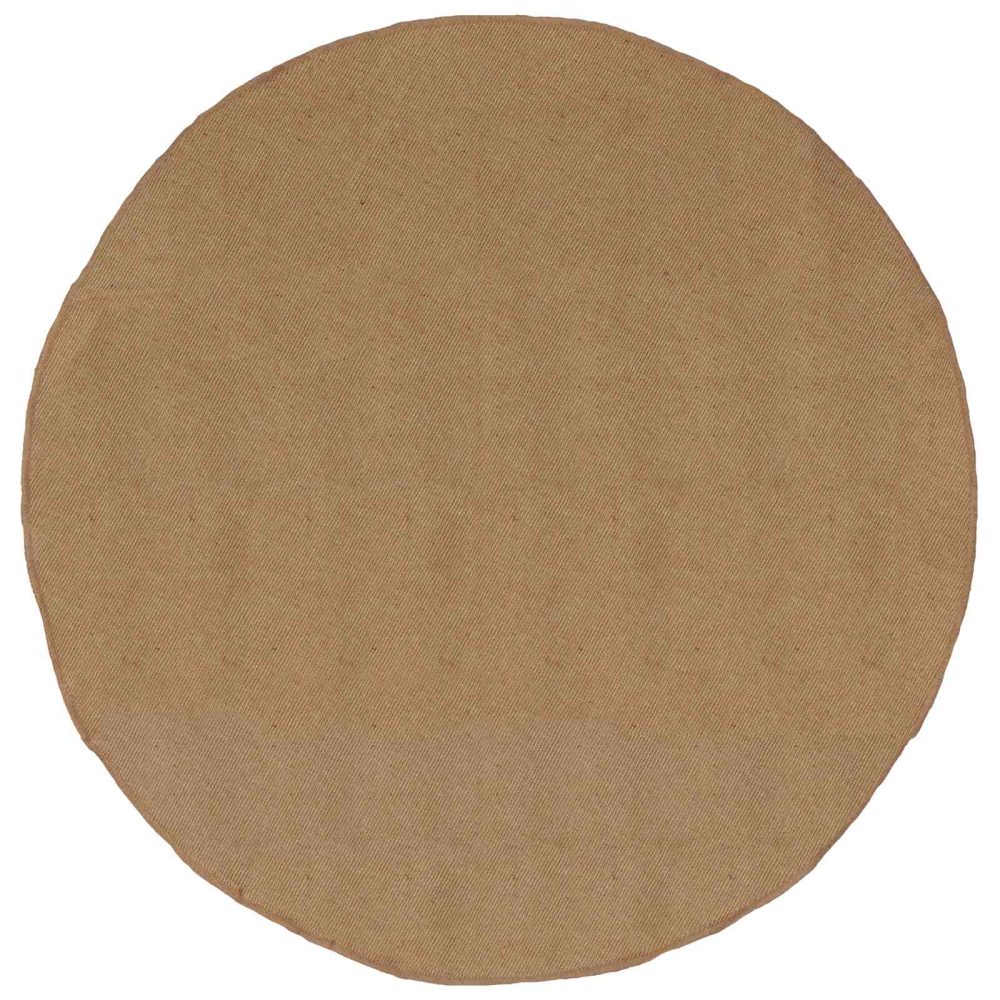 vidaXL Tapis de surface Naturel diam. 120 cm Jute – 120 cm 2,06 kg