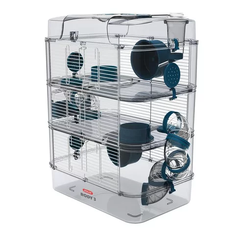 À découvrir pour l’extérieur：Cage Rody 3 trio bleu L 27 x l 41 x H 53 cm