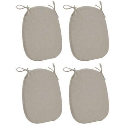 Assise de chaise écru (Lot de 4)