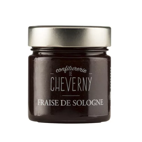 Déco jardin：Confiture extra de fraise de sologne bio Cheverny confitures - 280 g