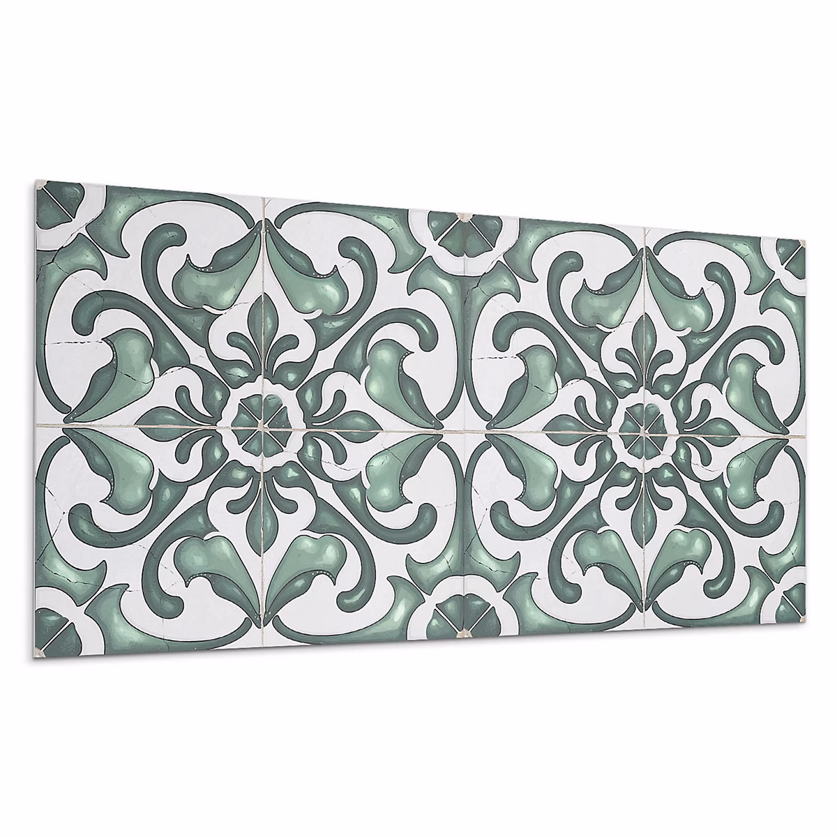 Carreaux PVC Wallfluent 40 × 20 cm Motif De Carreaux Hexagonaux 10 pièces