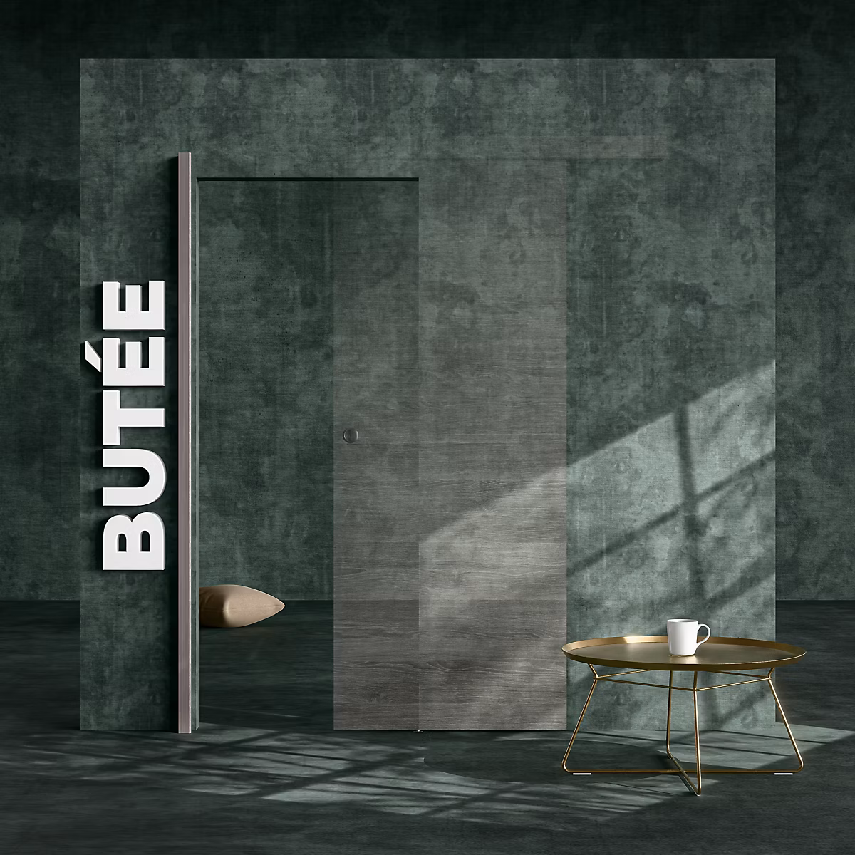 Butée de porte coulissante – Gris Blanchi
