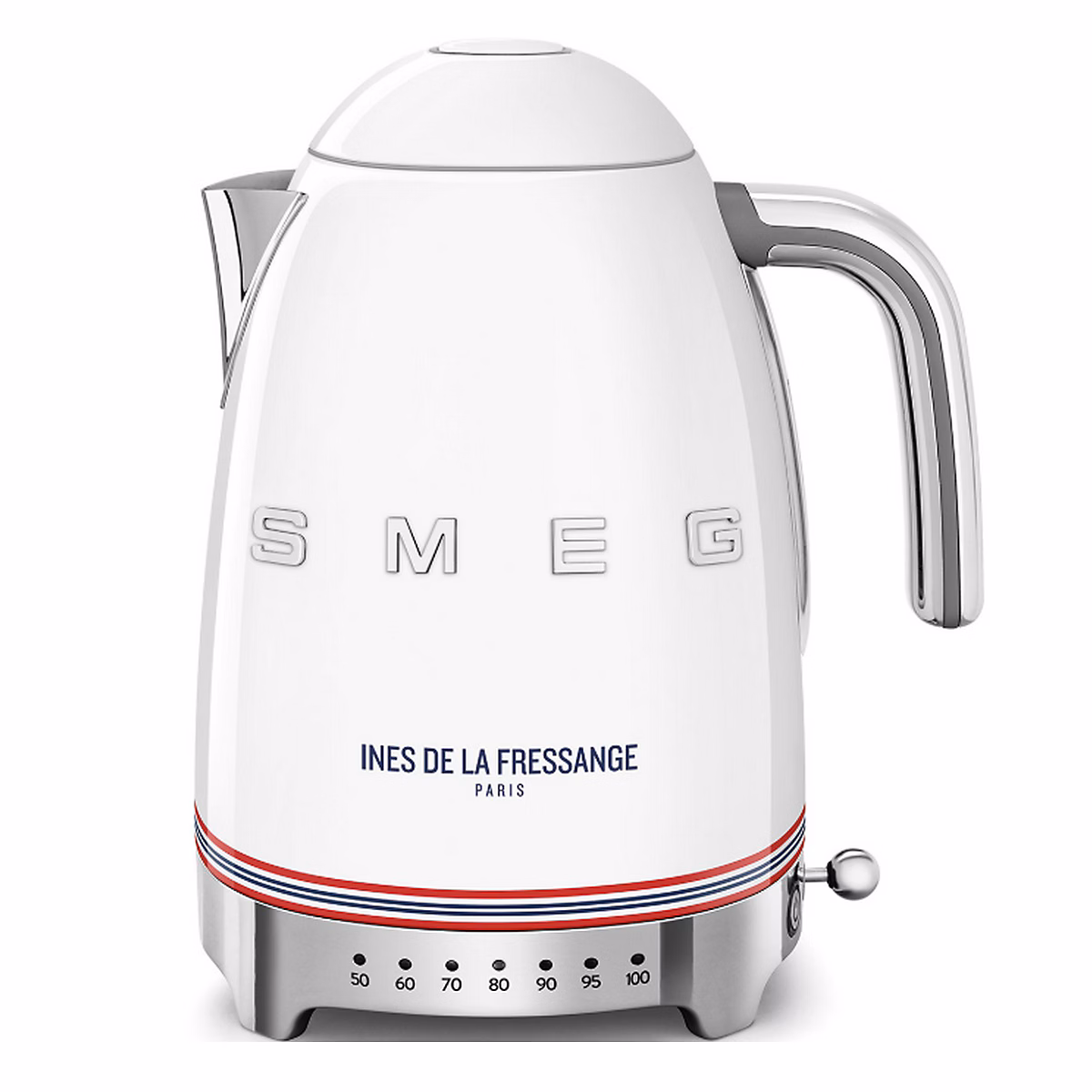 Bouilloire électrique 1.7l 2400w blanc Smeg KLF04IDFEU | Bouilloire