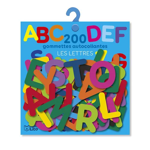Jardin moderne：Lot de gommettes "Les lettres'