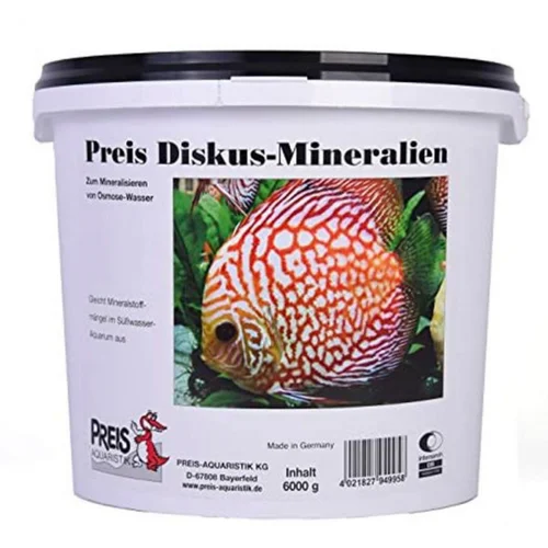 Pour équiper vos extérieurs:Sel minéral pour Discus, spécification 6kg - PREIS AQUARISTIK, Mineral Discus