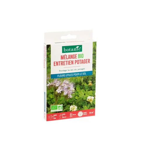 Vie dehors：Mélange de graines entretien pour potager bio botanic® - graines à semer (10 m²)