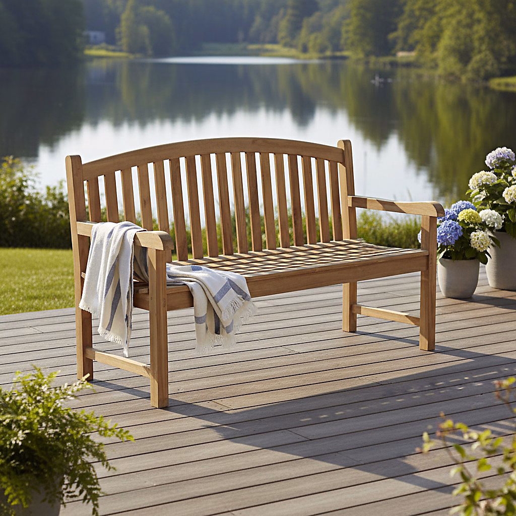 Banc en teck massif Derby 150 cm – Réf. SSDPZDTSY7956989506