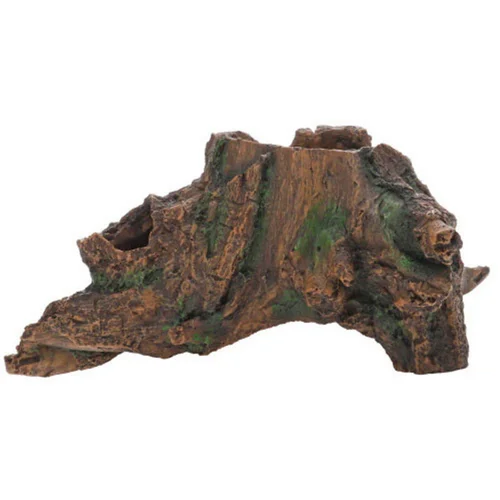 Maison et jardin:Décor pour aquarium coloris marron cavité dans tronc d'arbre 2 Hobby - 30 x 15 x 22 cm