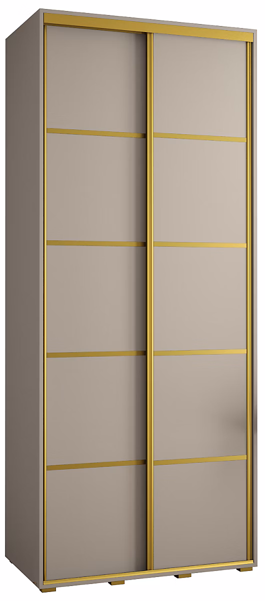 Armoire Dakota 4 a portes coulissantes 120/45/235 – 2 portes