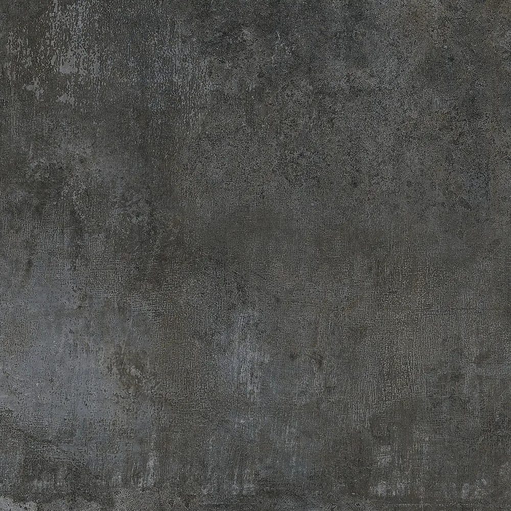 Carrelage Effet métal Roof noir Lappato 60 × 60 cm