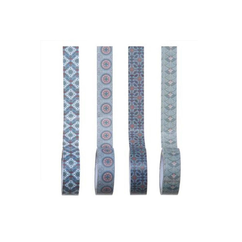 Stick'n Look Lot de 4 rubans masking tape house 5m bleu – 5m 5 M