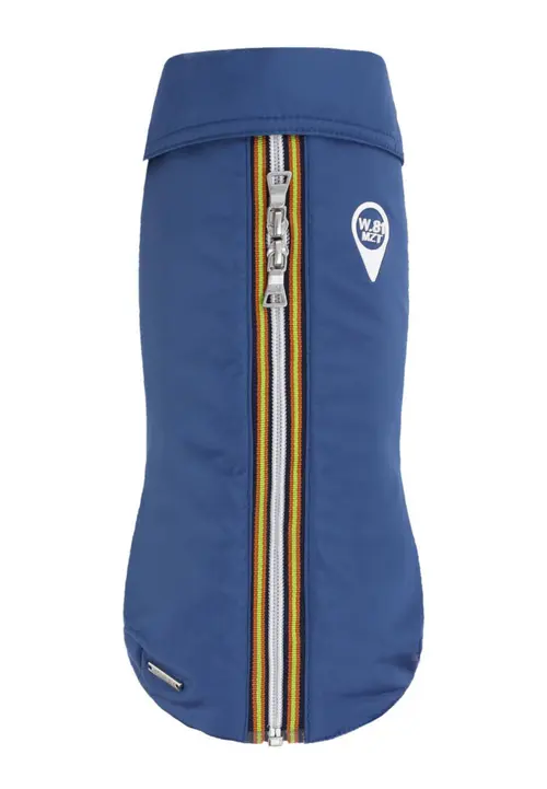 Autour du jardin：Imper pour chien coloris marine Wouapy GPS - Taille 44
