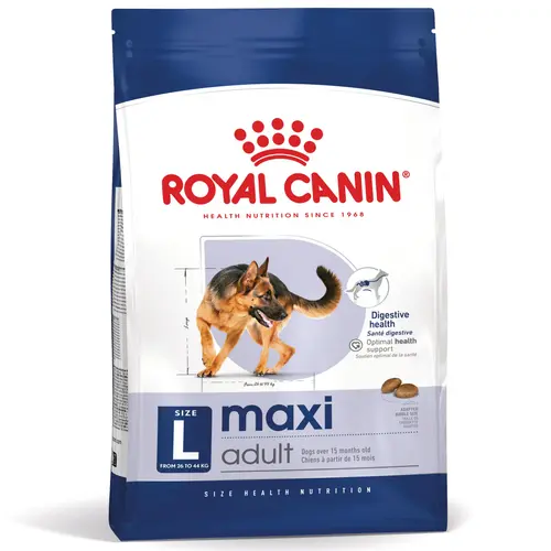 Pour plus de confort au jardin:Croquettes pour chien adulte de grande taille Royal Canin Maxi Adult - 3 kg