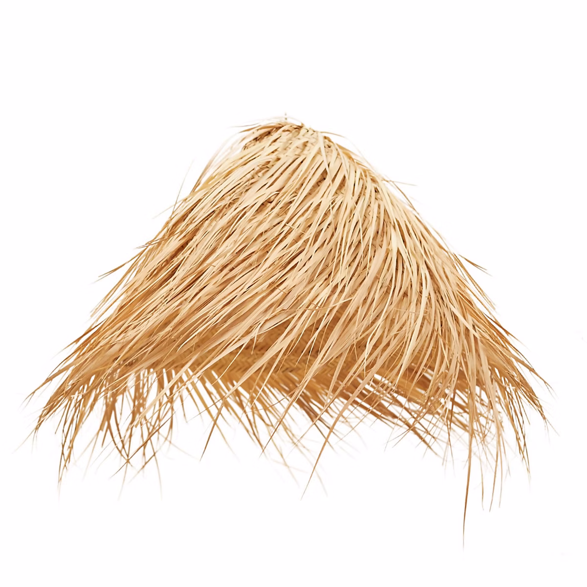 Abat-jour cône à franges (40 × 40 cm – Naturel)