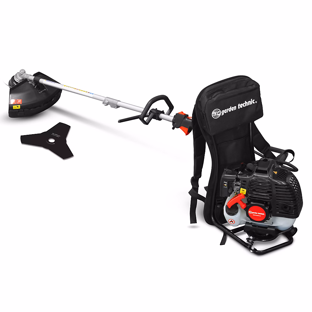 Débroussailleuse thermique dorsale 52CC – Lame + fils | Elem garden