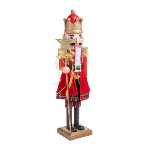 Maison et jardin:Figurine Casse-noisette avec étoile 81 cm