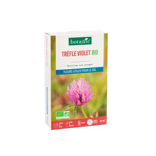 Extérieur moderne：Graines de Trèfle violet bio botanic® - graines à semer (30 m²)