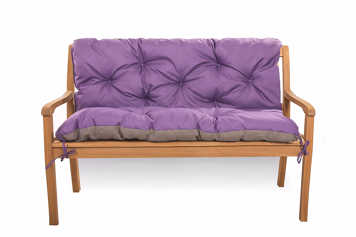 Coussin pour banc de jardin 140 × 60 × 50cm coussin de banc de jardin Violet coussin de balançoire coussin de banc extérieur
