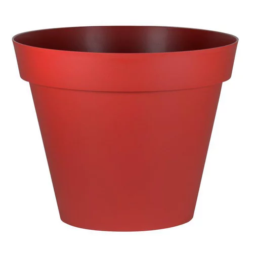 Parfait au jardin:Pot rouge rubis Eda Toscane - Ø 100 x H 79,5 cm