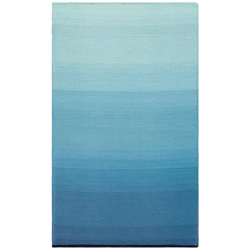 Espace vert malin:Tapis coloris bleu polypropylène recyclé intérieur extérieur - 150 x 240 cm