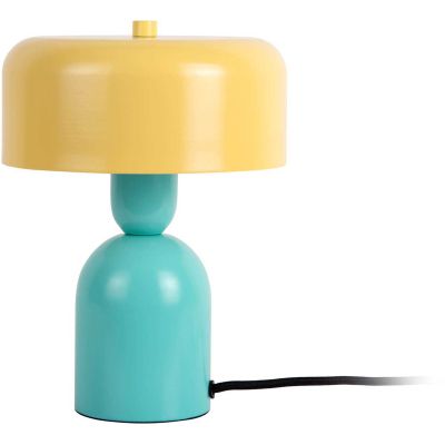 Lampe à poser Double Funky (Turquoise, Jaune)